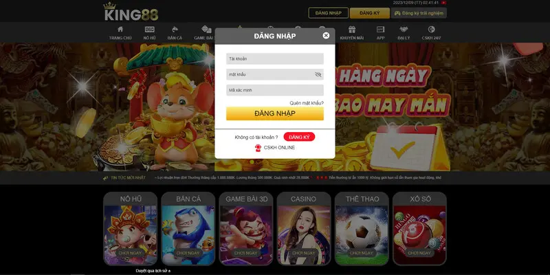 Tải app king88 để trải nghiệm những dịch vụ, trò chơi hấp dẫn nhất hiện nay